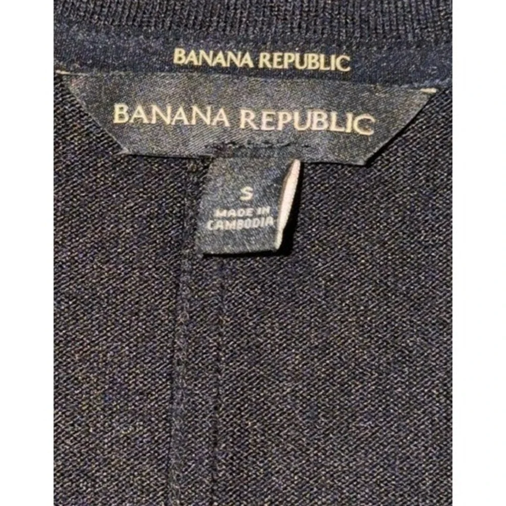 Banana Republic Womens Black Long Sleeve Crew Neck Sweater Small Solid